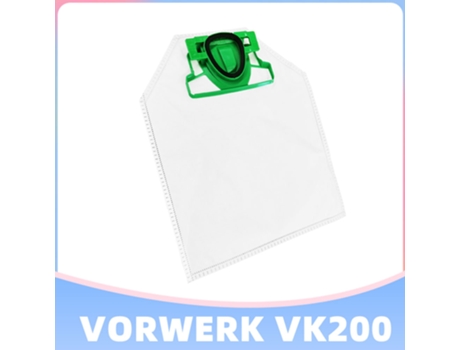 Bolsa de polvo de repuesto de alta eficiencia para aspiradora Vorwerk Kobold VK200, accesorios de bolsa de filtro FP200