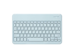 Teclado Bluetooth de 10 pulgadas, teclas cuadradas, compatible con iPad, Lenovo, Huawei y Xiaomi, inalámbrico y magnético, colorido, azul cielo. Yunzii