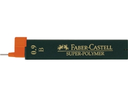 Minas para Portaminas FABER-CASTELL 9 mm B (12 Un)