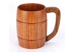 2026-tazas De Madera Artesanales En Forma De Barril, Ecológicas Y Clásicas Para Cerveza Y Vino, 100% Materiales Renovables