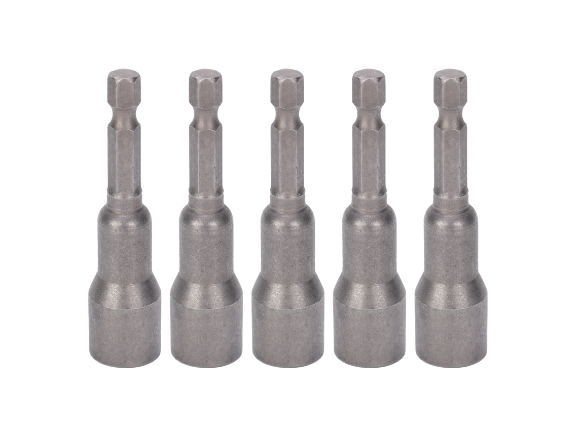 5 Piezas Broca Para Taladro Eléctrico Acero Cromo Vanadio Con Imán Fuerte 65mmx1/4x6.0