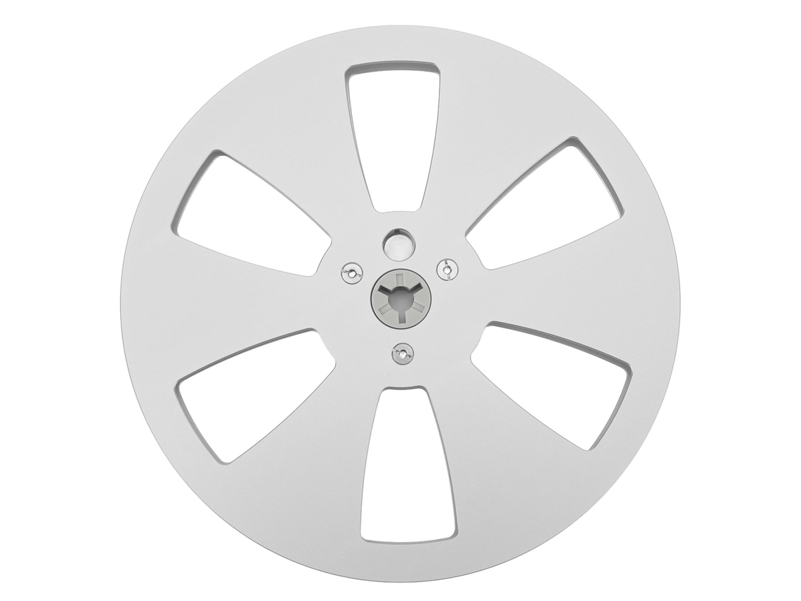 Carrete de cinta vacío de aleación de aluminio de 7 pulgadas para grabadoras de cinta de carrete de 1/4 de pulgada (sin marca)