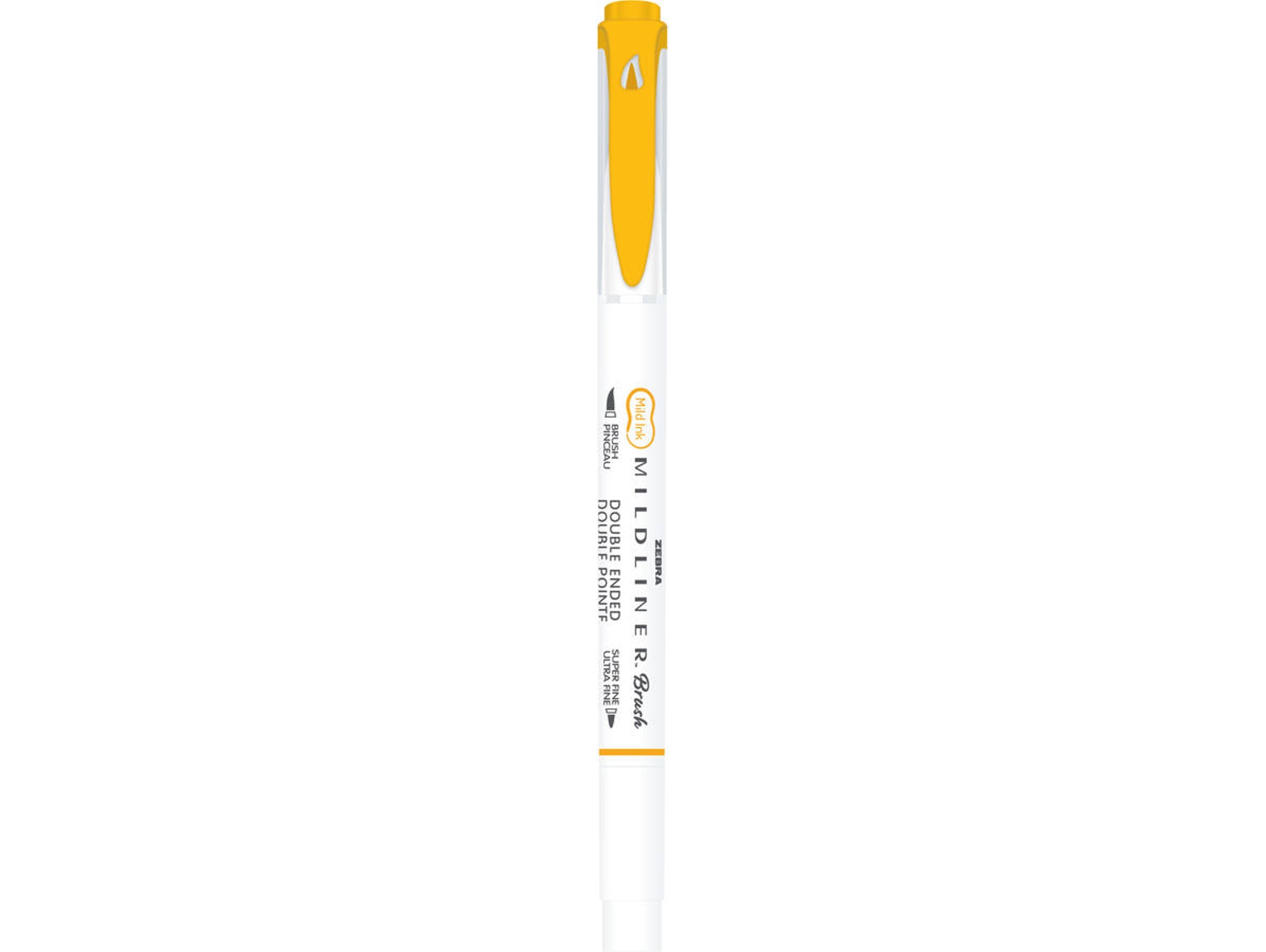 Marcador ZEBRA Mildliner (Pincel Punta Doble - Oro)