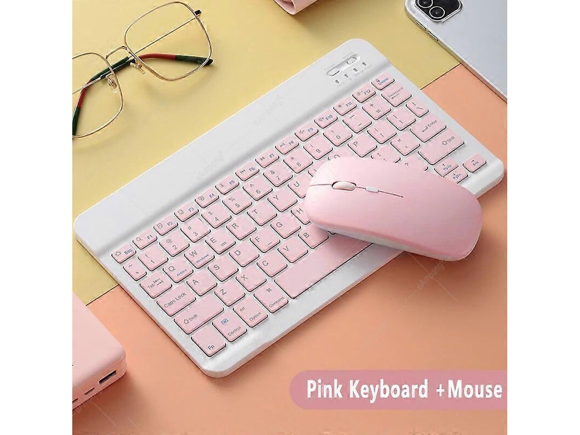 Teclado Bluetooth compatible con ruso, árabe, coreano y español. Compatible con Android, Samsung, Windows, Apple, Mac y iPad. Ly Ebike
