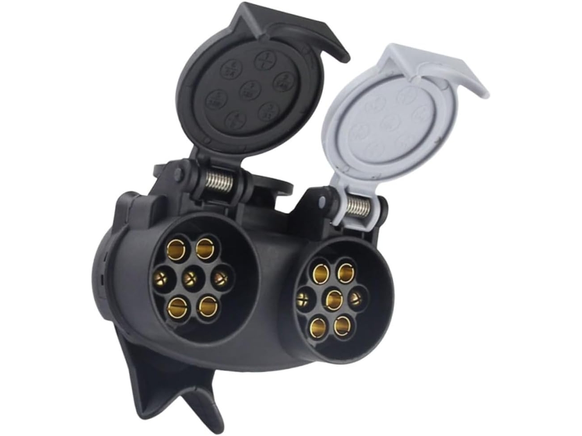 Adaptador/convertidor impermeable de enchufe de 13 pines a 7 pines