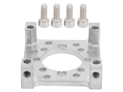 Soporte De Motor De Bloque Cuádruple De Aleación De Zinc Con 4 Tornillos M4 X 0,7 Mm - Instalación Sencilla