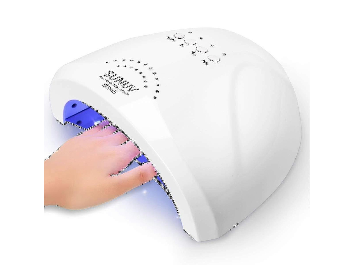 Lámpara UV LED para uñas, lámpara para esmalte de gel Sunuv, secador UV de 48 W con 3 temporizadores Sunone Ly Ebike