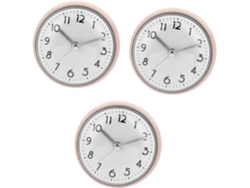 Reloj de pared con ventosa de 3 piezas, resistente al agua, para baño, tocador, cocina, silencioso y sauna, fabricado por Gokoco