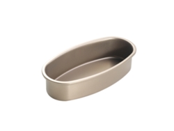 Molde Ovalado De Acero Al Carbono Para Tarta De Queso Con Revestimiento Antiadherente Para Horno, 23 X 12 X 5 Cm.