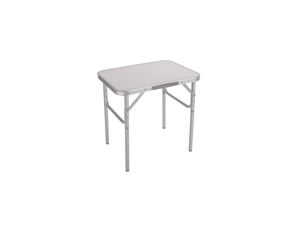 Mesa Plegable Aluminio Blanco 60x45 cm Ideal para Jardín Marbueno Verano