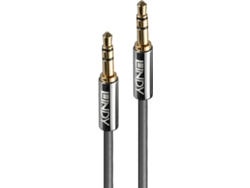Cable de Audio LINDY (Jack 3.5mm - 50 cm - Negro)