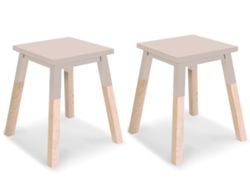 Banco MON PETIT MEUBLE FRANÇAIS de Madeira Maciça Assento 35 cm (2 unidades)