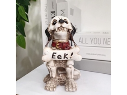 Decoración De Perro Fantasma Para Halloween, Perro Esqueleto, Cabeza De Calavera, Adorno Creativo