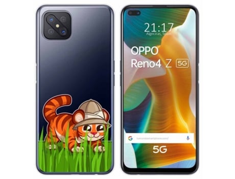 Carcasa Oppo Reno 4Z 5G TUMUNDOSMARTPHONE Dibujos Transparente