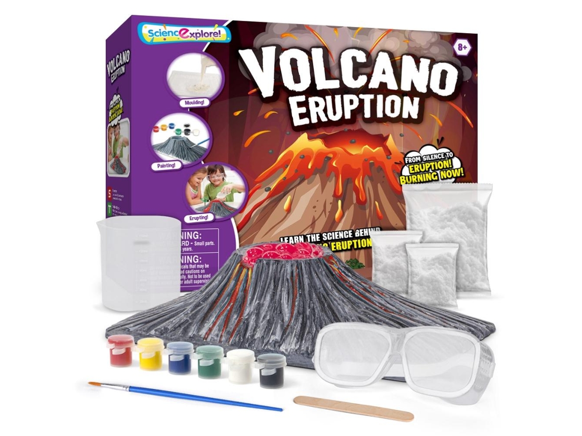 Ats-kit De Ciencia Volcánico Diy Juguetes De Geología Química Experimentos Científicos Educatsivos Para Niños Niñas