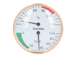 Medidor De Temperatura Y Humedad De Alta Precisión Para Montaje En Pared, Ideal Para Saunas Interiores Y Exteriores.