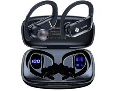 Micrófono Led Over Ear Yizhood Bluetooth Negro