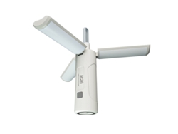 Luz de camping plegable, portátil, impermeable, con potente imán, ideal para tiendas de campaña de viaje.
