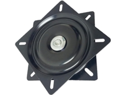 Tocadiscos de metal negro de 6 pulgadas
