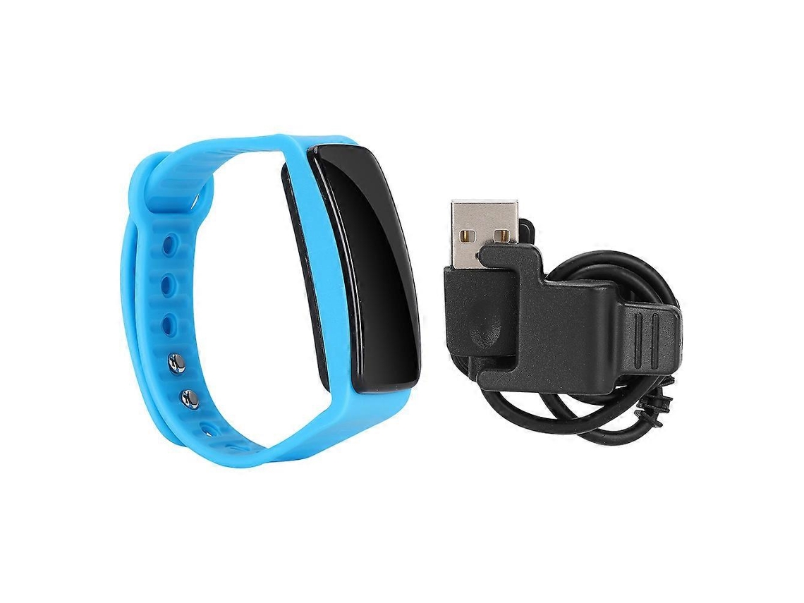 Pulsera deportiva inteligente de silicona Tlwb4 Ly Ebike con pantalla táctil y monitor de frecuencia cardíaca (azul)