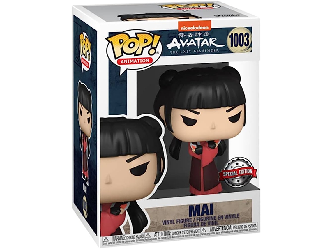 Figura FUNKO Pop! Avatar: The Last Airbender #1003 Mai With Knives  - Modelo Exlusivo