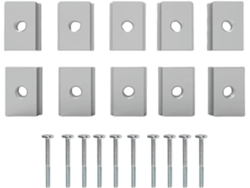 10 Piezas M8 T-slider T-slot Aleación De Aluminio Tuerca De Ranura En T Herramienta De Carpintería T