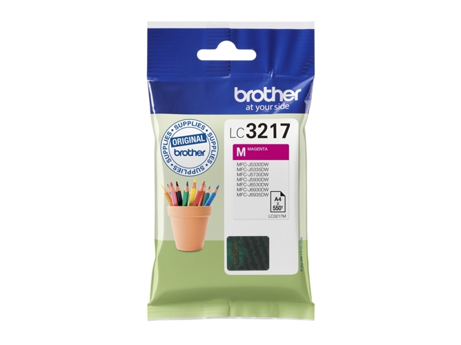 Cartucho de tinta Original BROTHER LC3217M Magenta 550 páginas