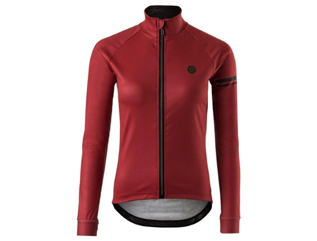 Abrigo para Mujer AGU Solid Thermo Trend Rojo para Ciclismo (L)