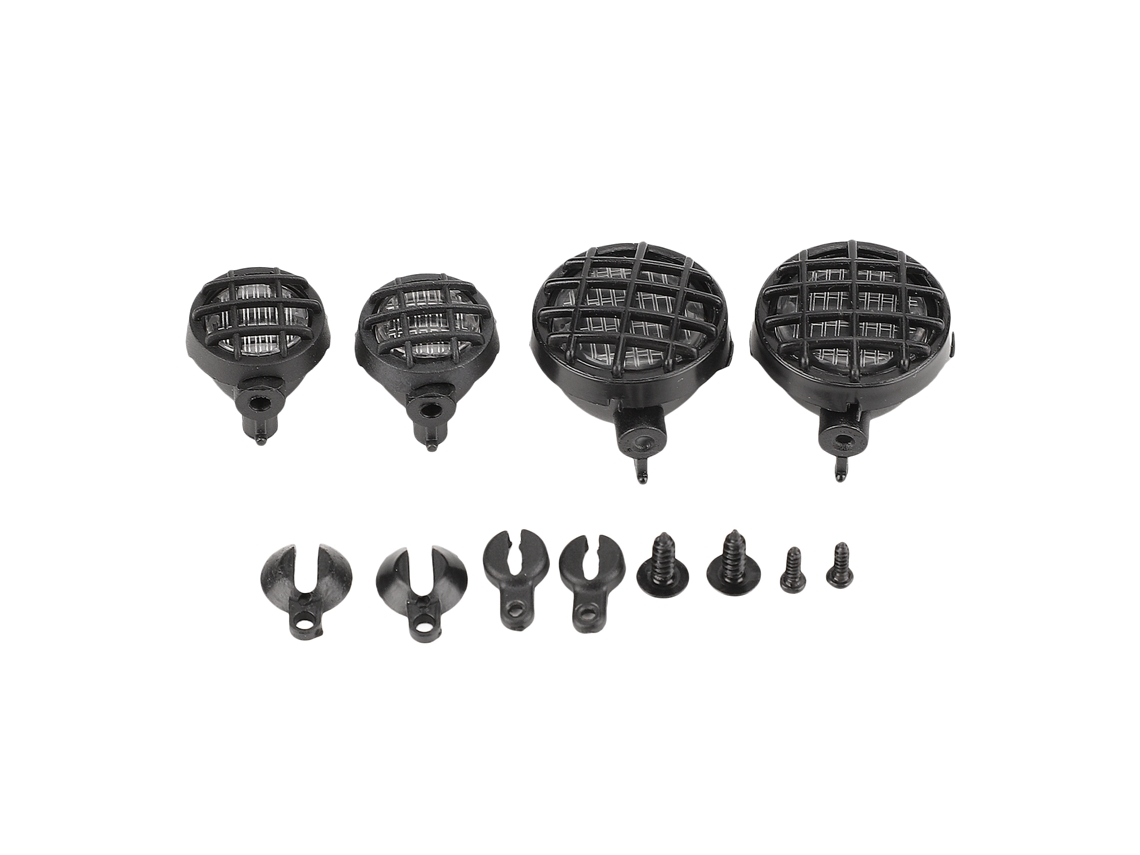 Cubierta Redonda De Plástico Para Luces Rc, Fácil Instalación Para Accesorios De Coches Rc Traxxas Hsp, Redcat, Axial, Scx10, D90 Y Hpi.