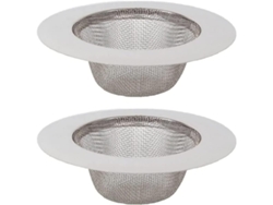 2 Coladores De Acero Inoxidable Para Fregadero, Drenaje De Cocina Y Baño, Antiobstrucción Y Duradero
