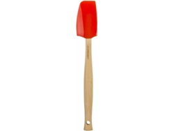 Espátula LE CREUSET (Naranja - Madera, Silicona - 28 cm)