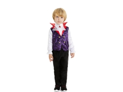 Disfraz de Vampiro clásico con capa y cuello para bebé y niño