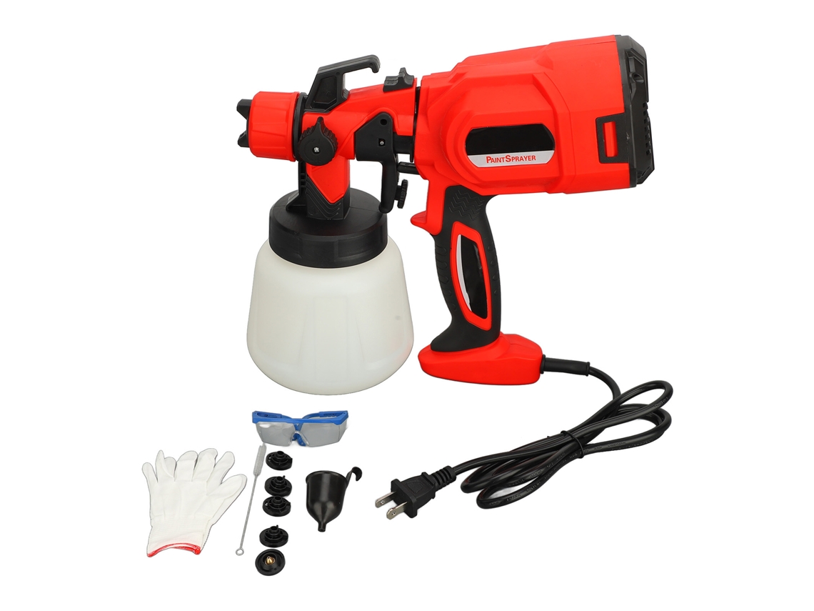 Pistola De Pintura Eléctrica Multifuncional Portátil De Alta Potencia Con Ajuste De Volumen.