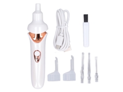 Aspiradora Eléctrica De Cerumen Con Luz Led, Punta Suave, Carga Usb, Para Niños Y Adultos, Blanca.