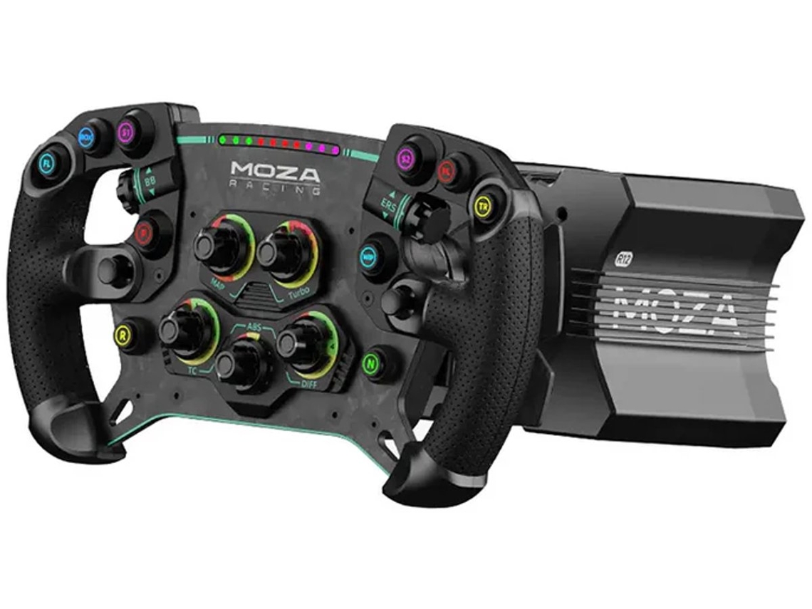 Moza Racing R12 V2 + Gs V2p – Transmisión Directa Gt De 12 Nm Y 300 Mm – Pc