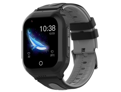 Smartwatch DF70 1.4 '' 4G GPS + WIFI + LBS Reloj de posicionamiento para niños que llama con función SOS, Color: Negro