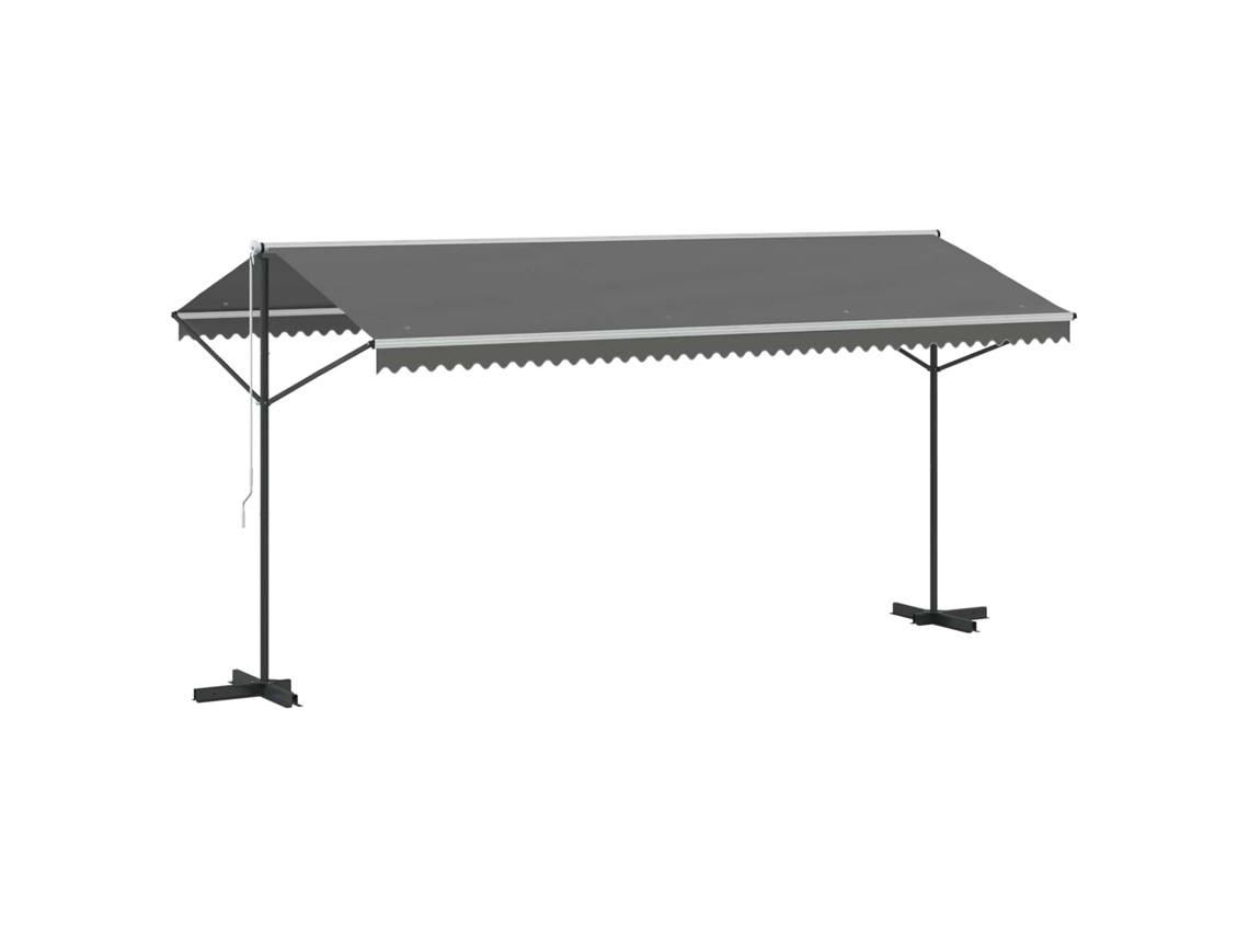Maison Exclusive - Toldo Independiente Gris 5 X 3 M Poliéster