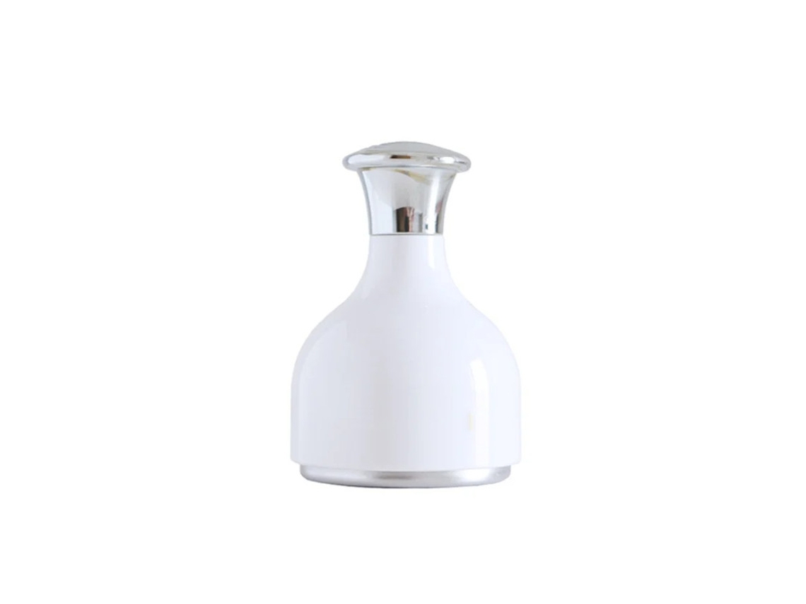Rodillo de hielo que enfría y rueda, relaja y alivia líneas finas y arrugas, reduce la hinchazón, apto para rostro y ojos. Blanco Yizhood