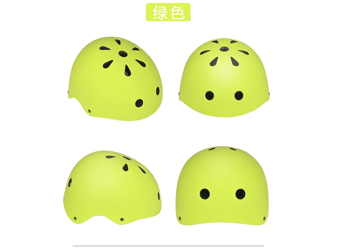 Adultos Niños Monopatín Bicicleta Monopatín Equilibrio Coche Ciruela Casco Tamaño S (50-54cm) YUYSAN Verde