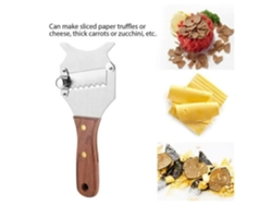 FC11931-Cortador de queso y trufa de acero inoxidable, hoja ajustable, afeitadora de Chocolate, hoja ondulada, cuchillo para postre, Gadgets D YWEI