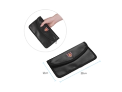 Estuche de silicona ignífugo, resistente al calor e impermeable para documentos, ideal para guardar dinero y joyas.