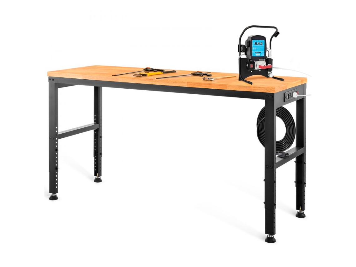Mesa de Trabajo Ajustable y Profesional con Estructura de Acero Tekmaquinas