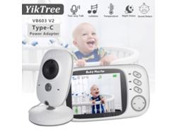 Monitor de bebé Viewleaf VB603 con cámara de vigilancia wifi y pantalla LCD de 3,2 pulgadas