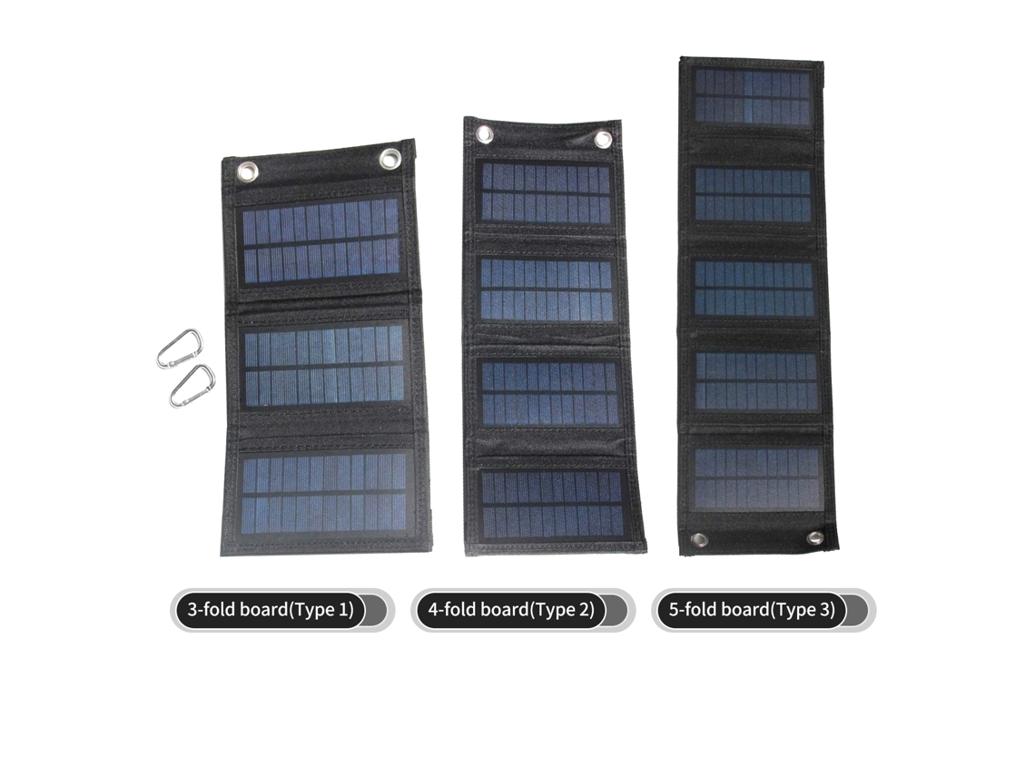 Cargador Solar Plegable De 4,5 W Y 5 V Con Puerto Usb, Portátil Y Resistente Al Agua Para Teléfonos Móviles, Tabletas Y Para Acampar.
