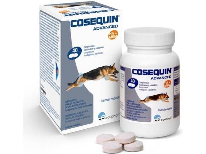 Complemento Alimenticio para Perros ECUPHAR Cosequin (40 Tabletas)