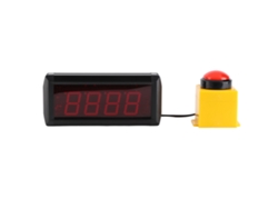Cronómetro digital LED con temporizador de cuenta regresiva de 10 segundos.