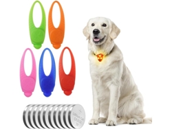 Collar Led 5 Pcs, 3 Modos, Silicona, Seguridad