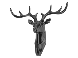 Gancho Decorativo Con Forma De Cabeza De Ciervo, No Requiere Taladro, Para Almacenamiento En La Pared, Baño, Cocina, Taller, Sombreros, Toallas, Llaves.
