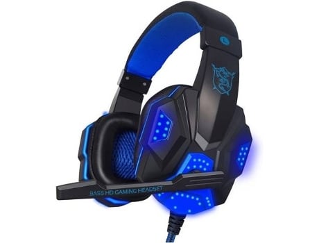Auriculares Gaming con Cable OHPA PC780 (On Ear - Micrófono - Azul)