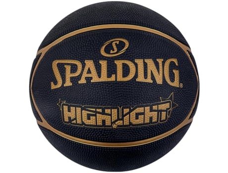Balon de Baloncesto SPALDING (7 - Goma - Negro)